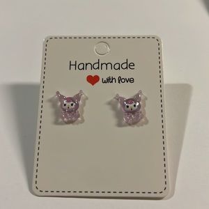 Handmade Kuromi earrings